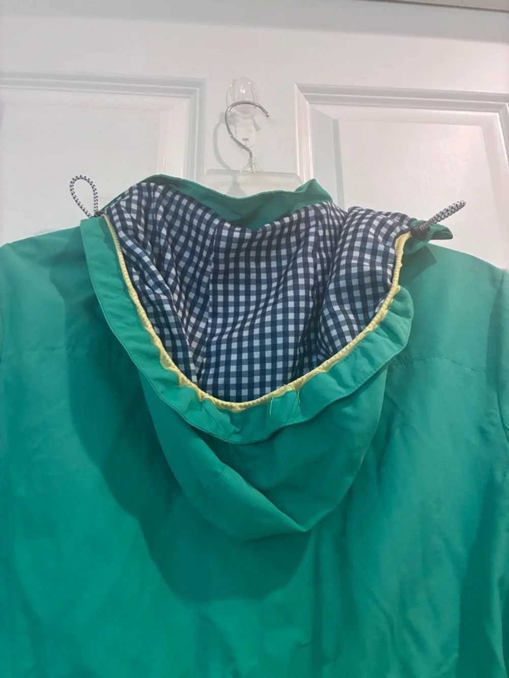 Charter‎ Club Teal Hooded Trench Coat